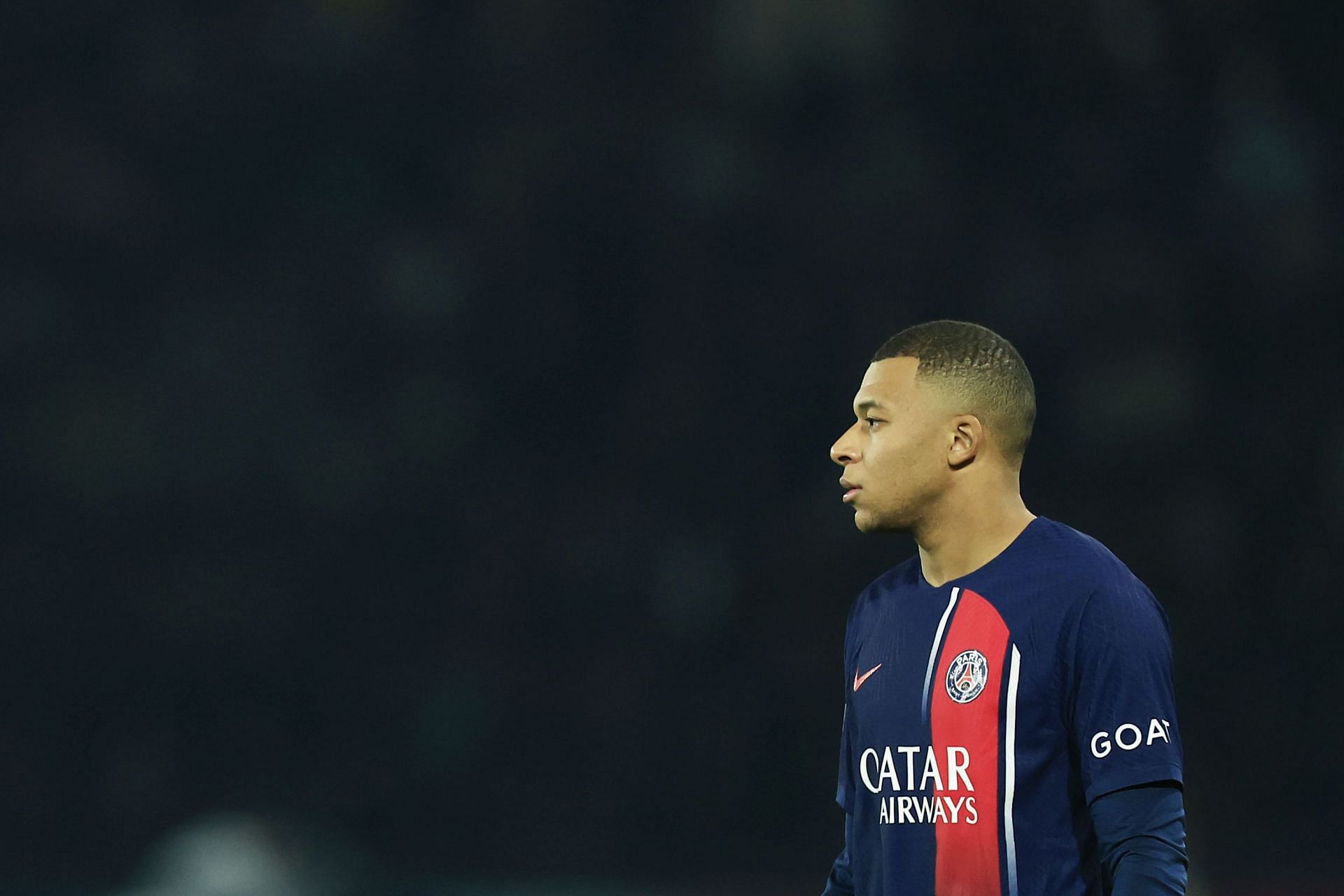 PSG striker Kylian Mbappe