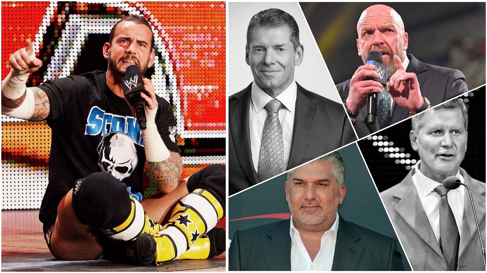 CM Punk, Vince McMahon, Triple H