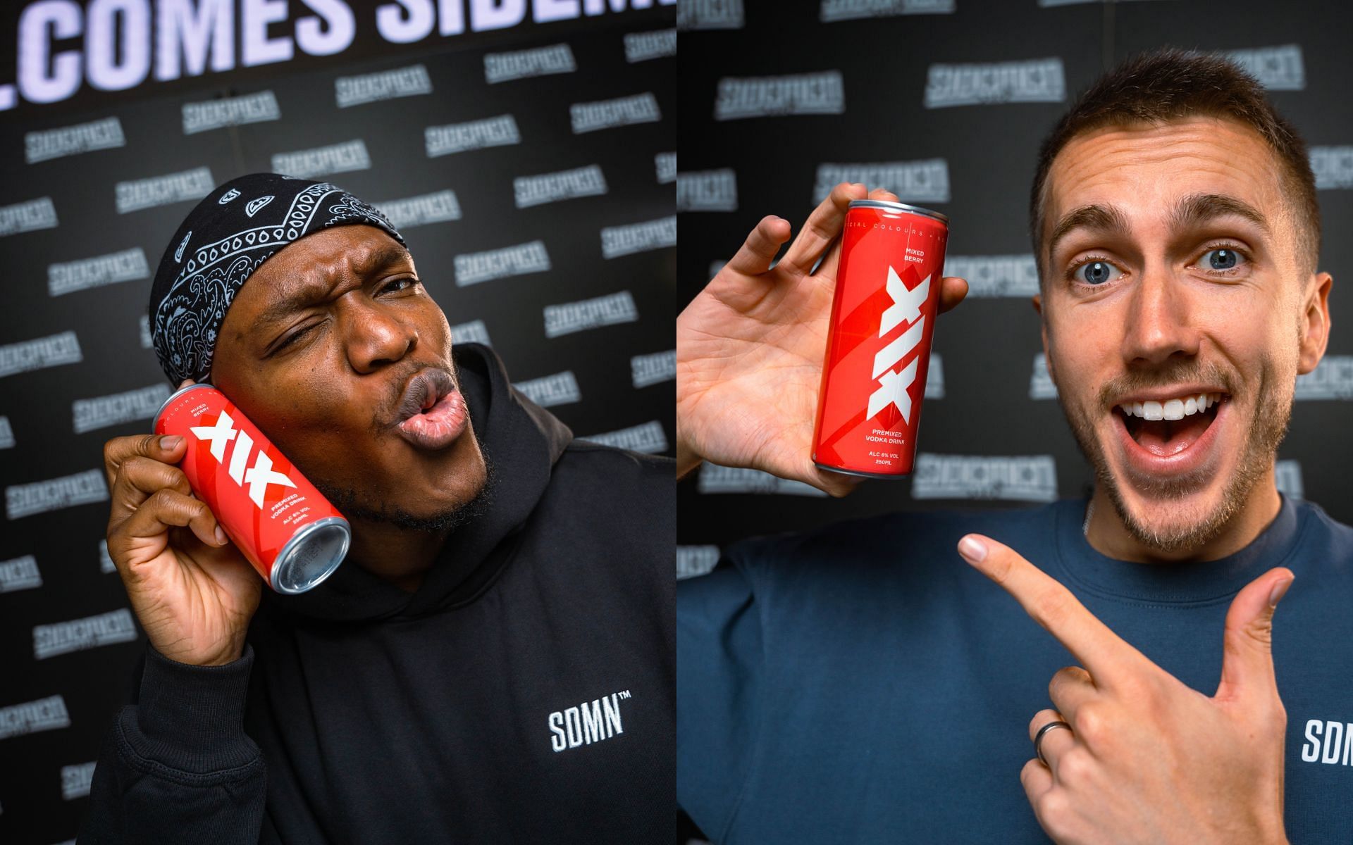 The Sidemen commemorate 10-year anniversary by launching XIX Vodka at ...