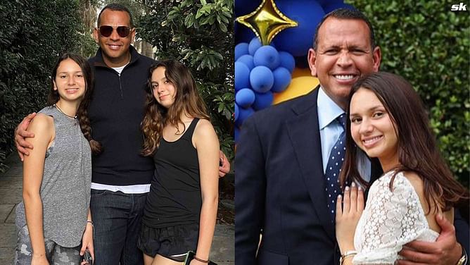 "Like father, like daughter" - Alex Rodriguez appears to be 'twinning' with daughter Natasha at Timberwolves game
