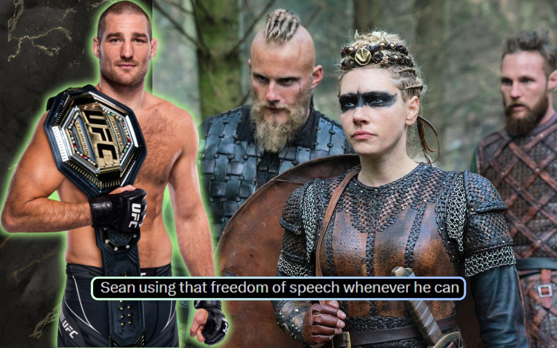 UFC middleweight champion Sean Strickland gives his opinion on Vikings