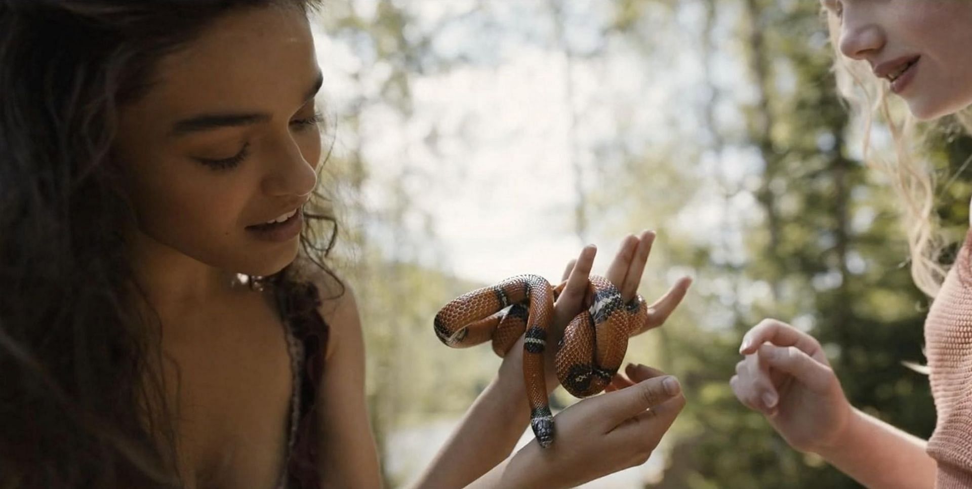 Rachel Zegler in a scene from The Hunger Games: The Ballad of Songbirds &amp; Snakes (Image via IMDb)
