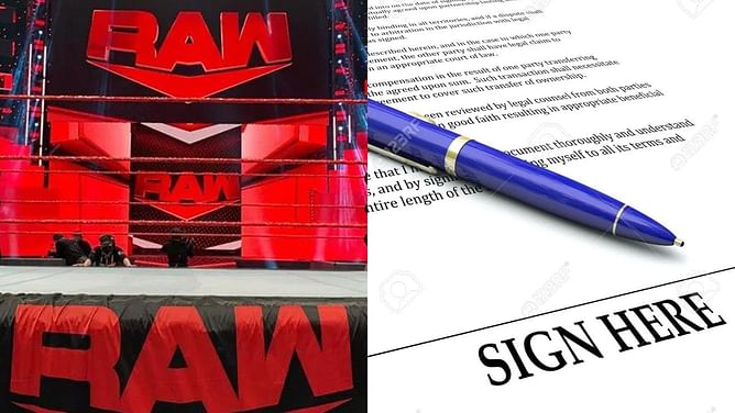 29-year-old reacts to signing an official contract on WWE RAW