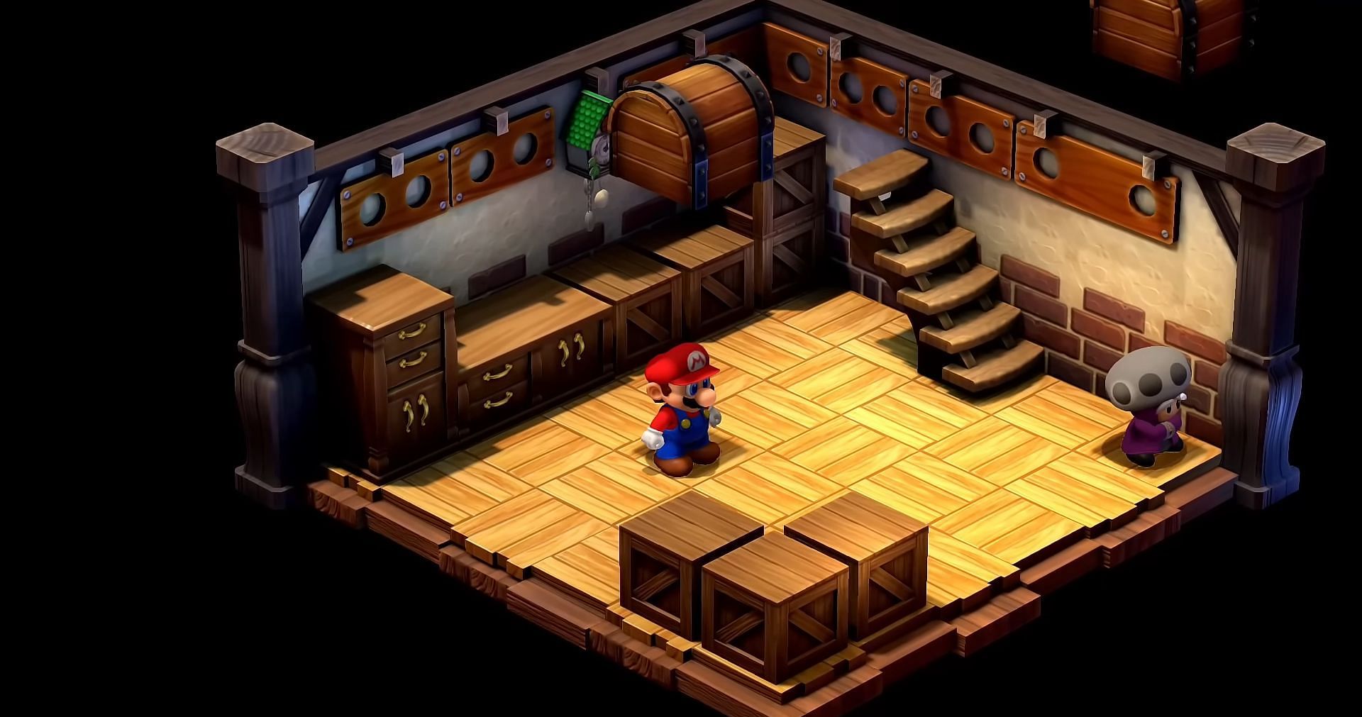 Location of the first two treasures (Image via Nintendo)