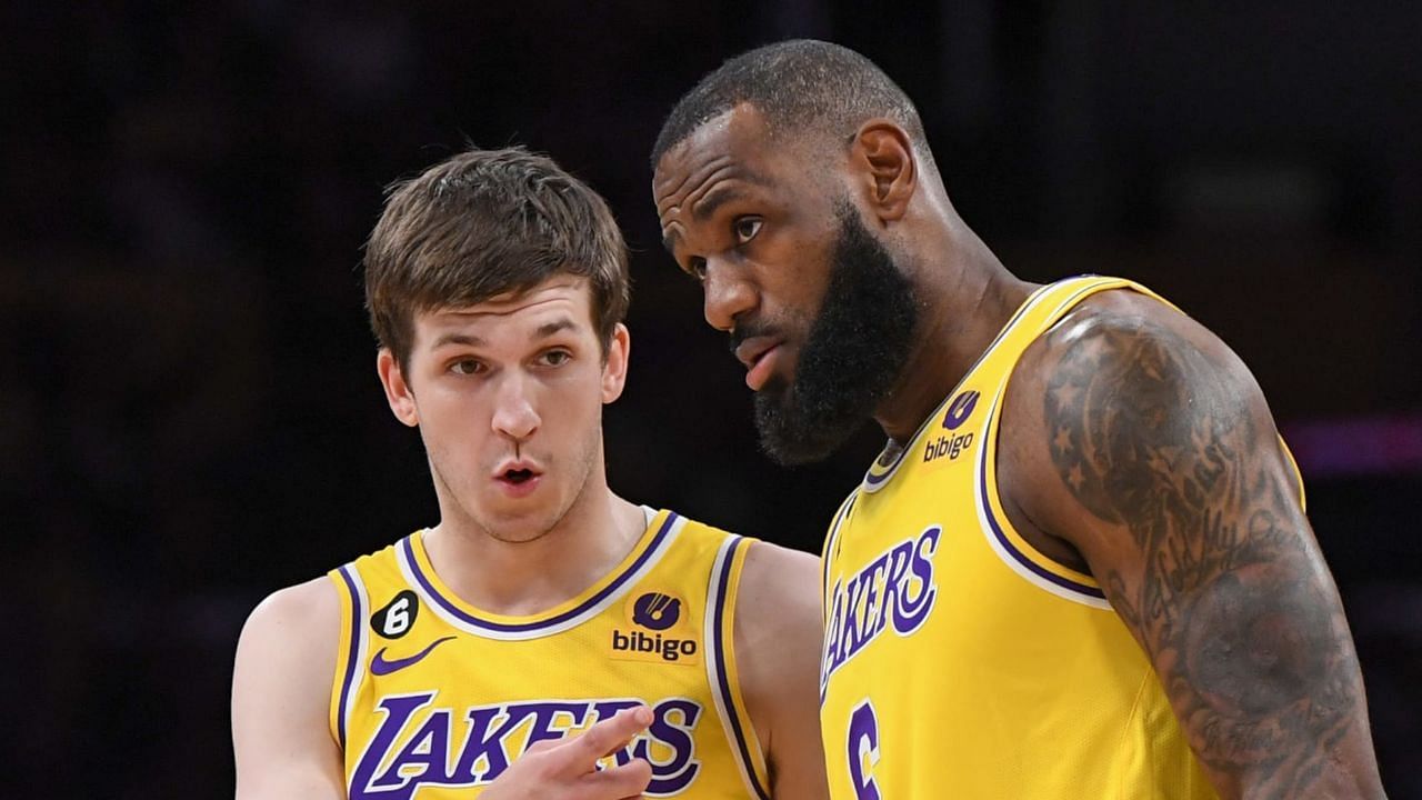 Austin Reaves and LeBron James unequivocally react to Lakers record loss