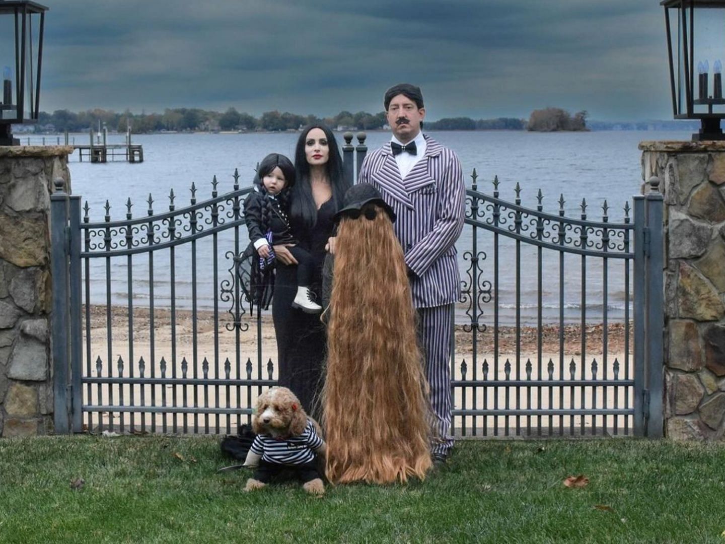 Kyle and Samantha Busch family celebrating Halloween (Image from Instagram:  @samanthabusch)