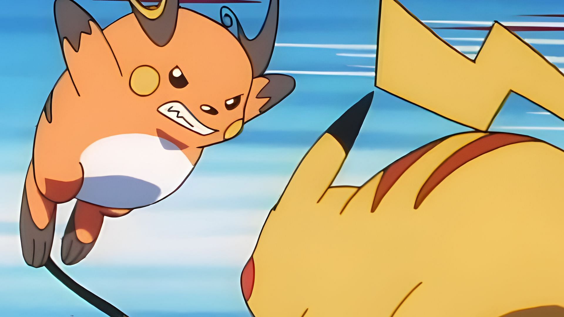 Pikachu refused to evolve and still defeated Lt. Surge&#039;s Raichu (Image via The Pokemon Company)