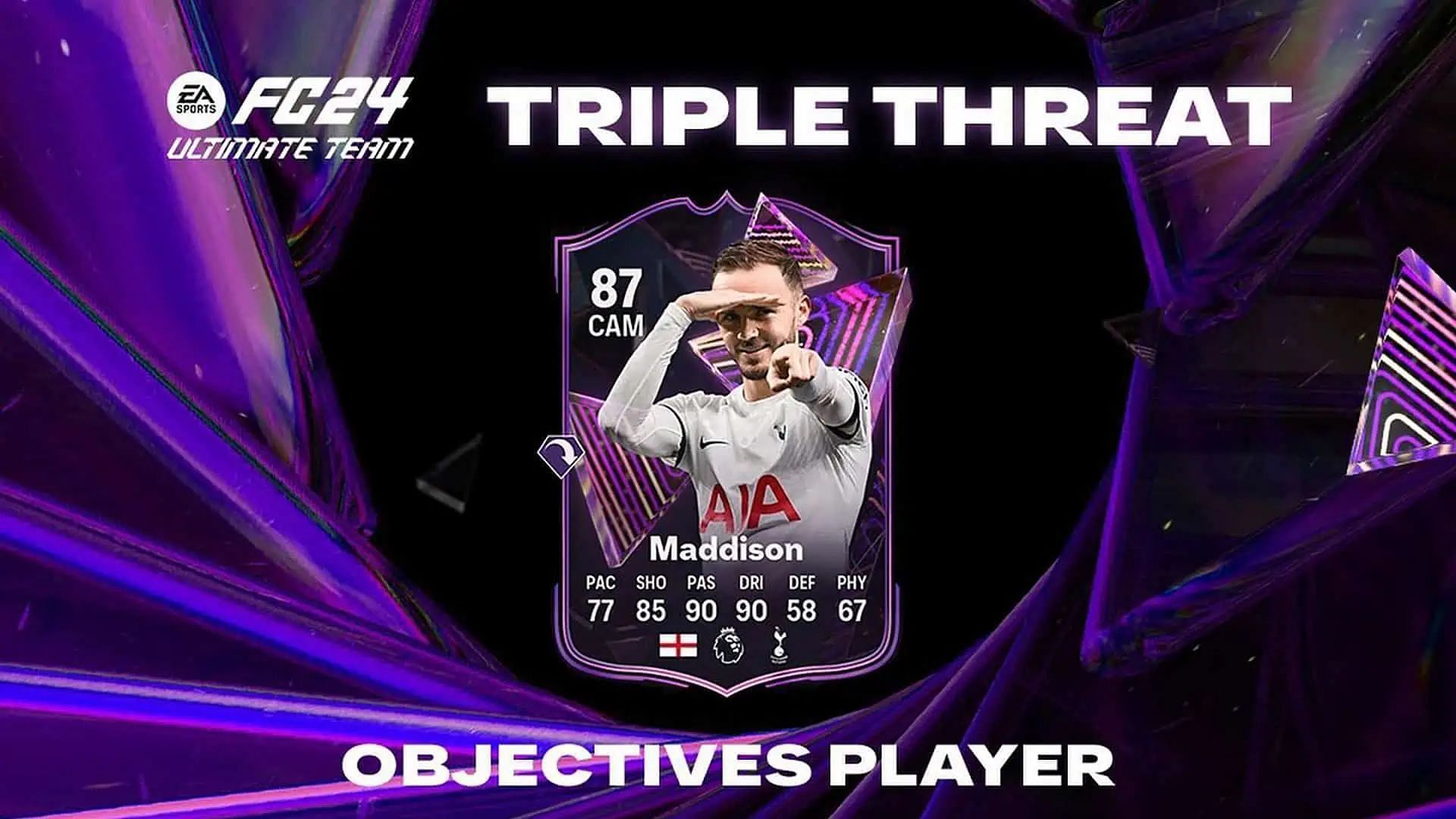 The Triple Threat Chase requires you to use cards like James Maddison