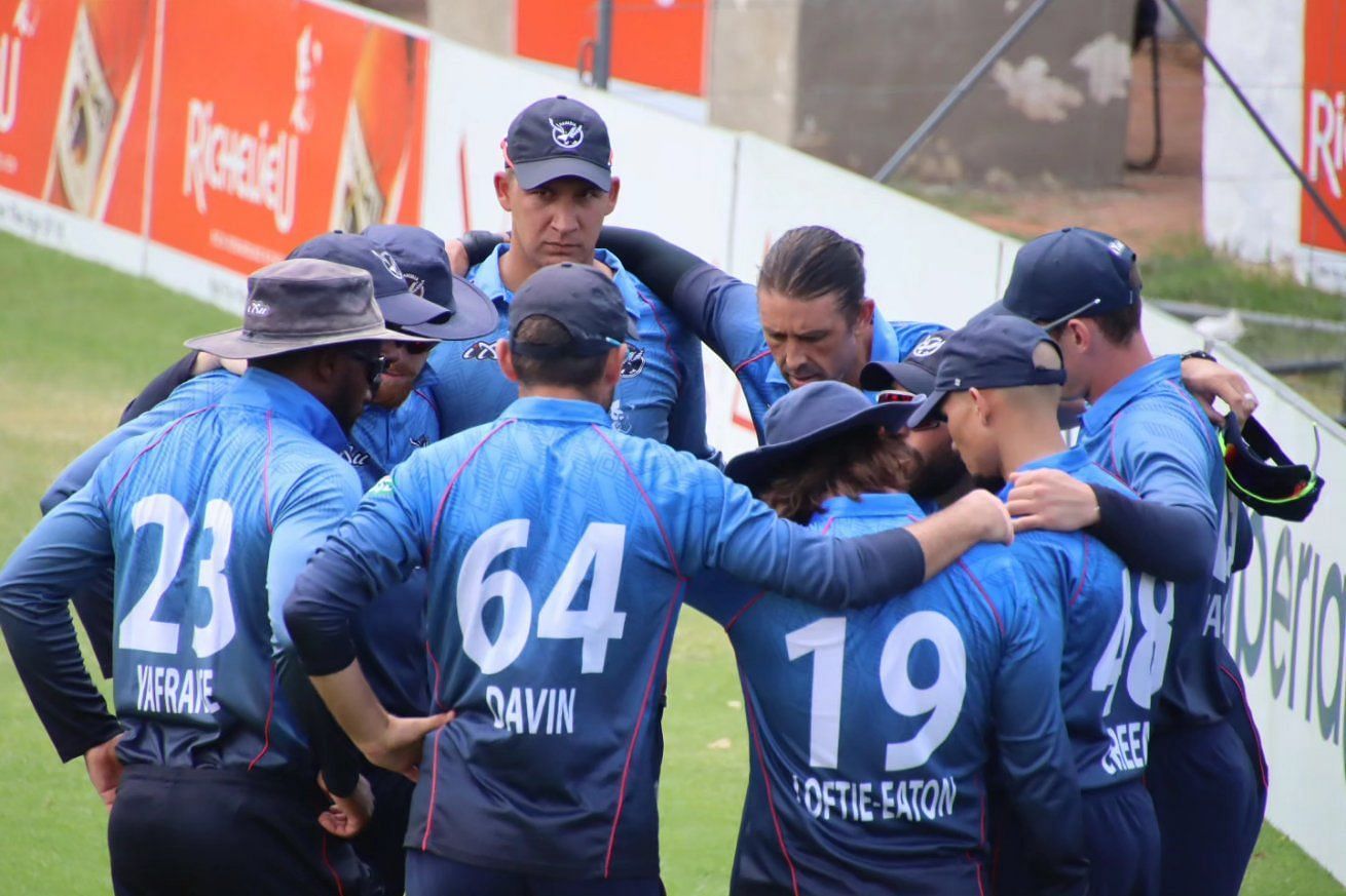 Namibia Cricketers in action. (Photo Credits: Namibia Cricket)