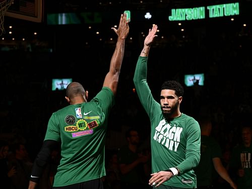 Al Horford and Jayson Tatum