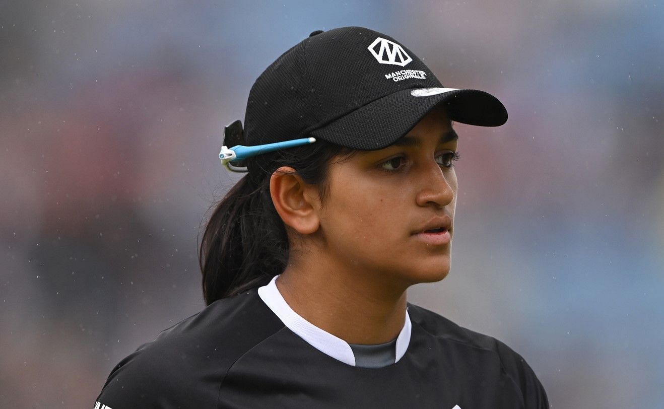 Mahika Gaur will be playing for England A Women (Image Courtesy: ICC Cricket World Cup)
