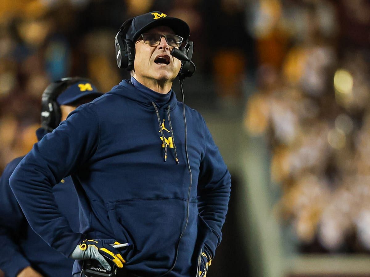 Jim Harbaugh will not be on the sidelines for Michigan vs Ohio State in Week 12