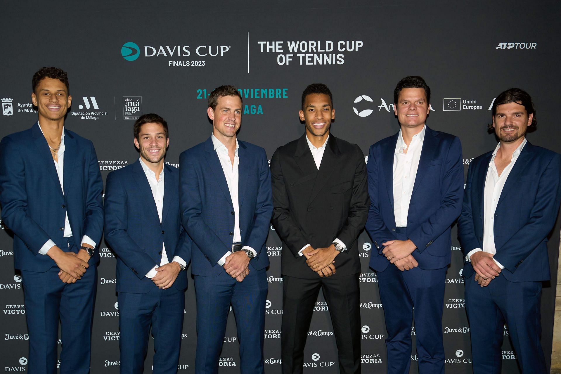 Team Canada at the 2023 Davis Cup.