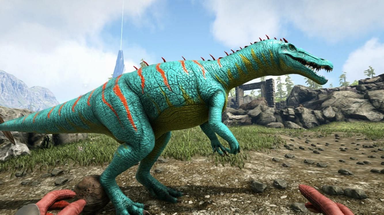 A mutated Baryonyx in Ark Surival Evolved