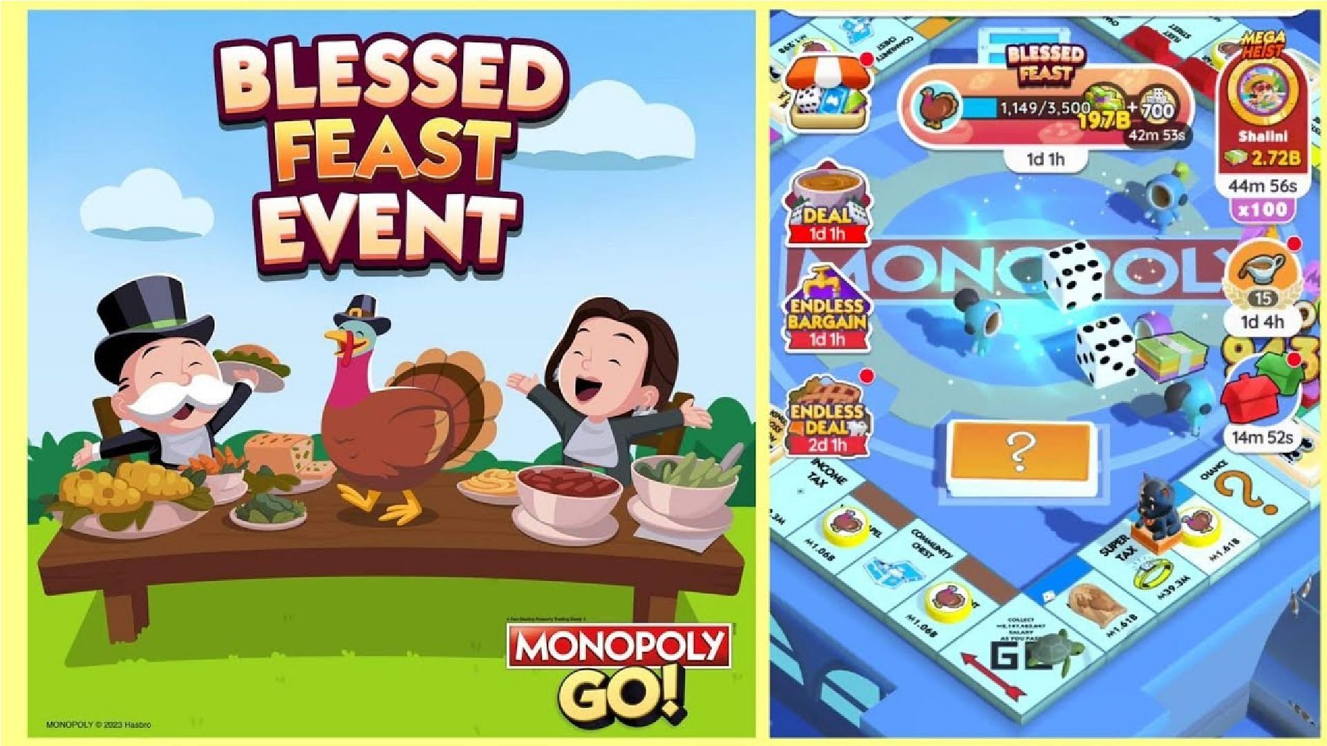 Monopoly Go Blessed Feast event