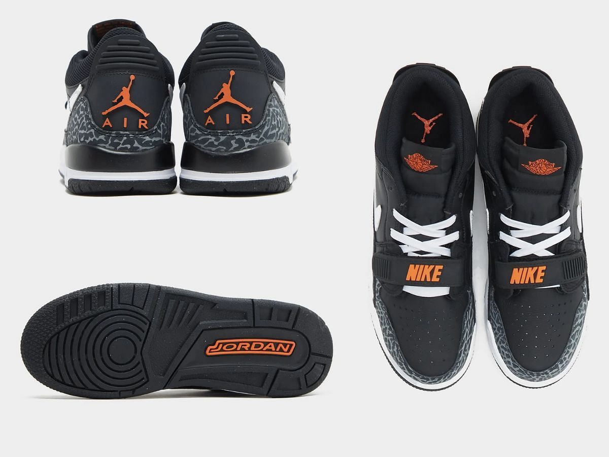 Overview of Jordan Legacy 312 Low Fear sneakers (Image via Sneaker News)