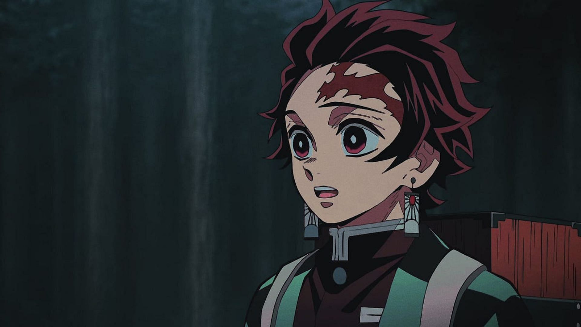 Tanjiro as shown in the anime (Image via Studio Ufotable)