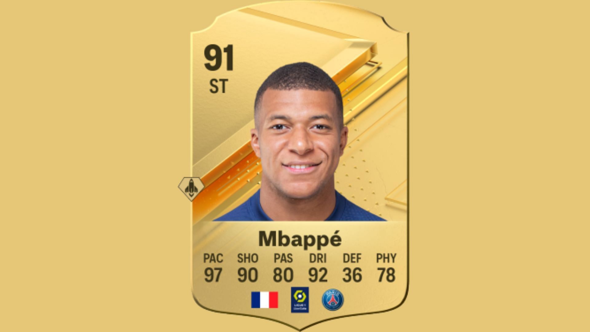 Kylian Mbappe in EA FC 24 (image via EA Sports)