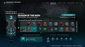 All Destiny 2 Season of the Wish season pass rewards, explored