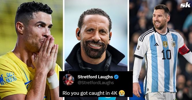 “Caught in 4K” - Fans call out Rio Ferdinand for his ‘sarcastic’ claim involving Cristiano Ronaldo and Lionel Messi