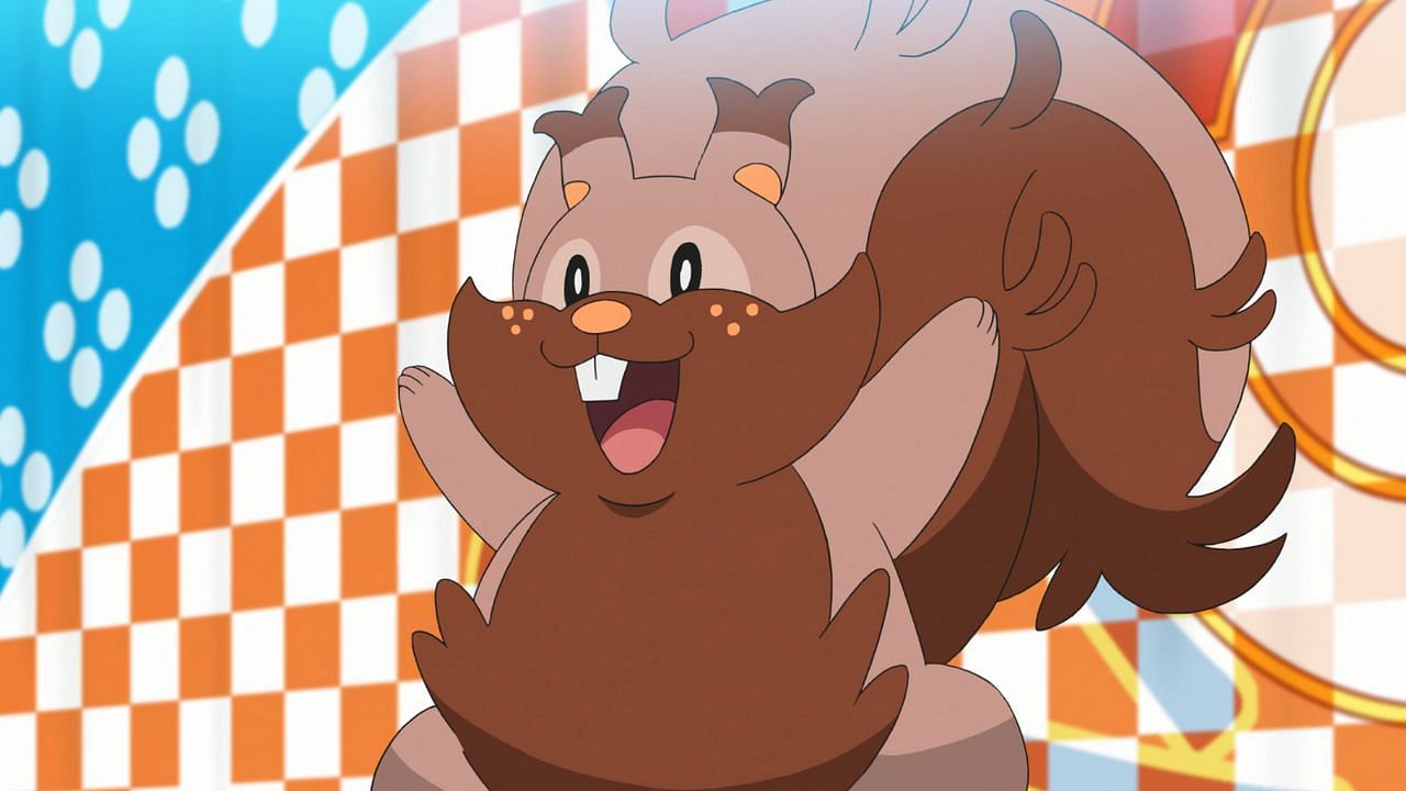 Greedent as seen in the anime (Image via The Pokemon Company)