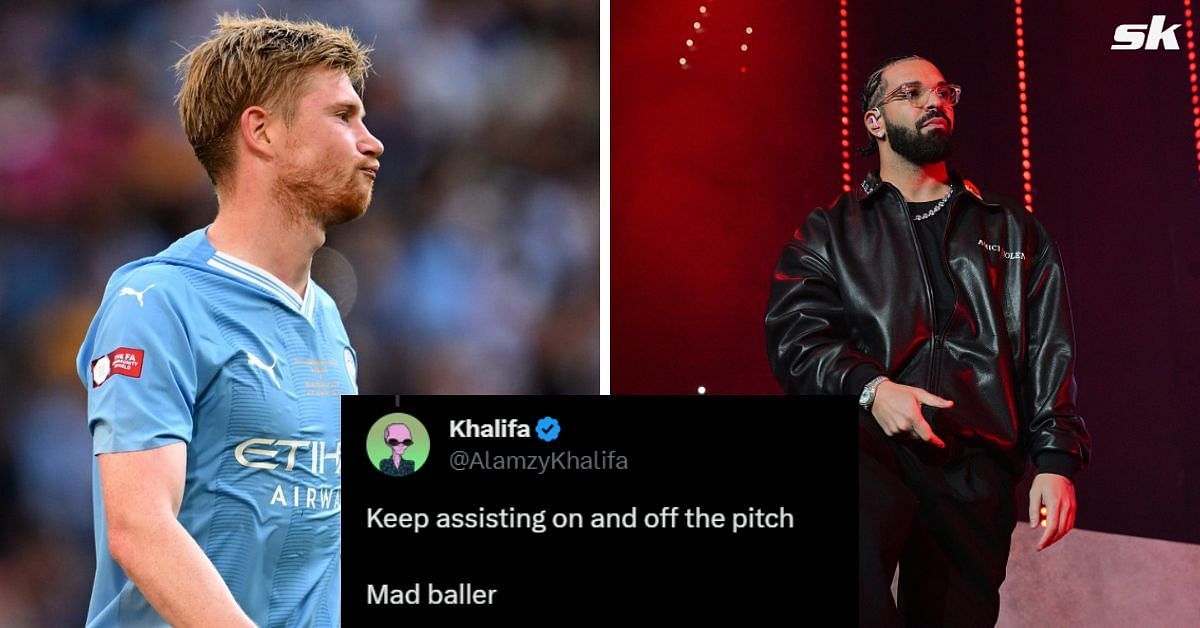 Kevin De Bruyne looks to have teamed up with Drake.