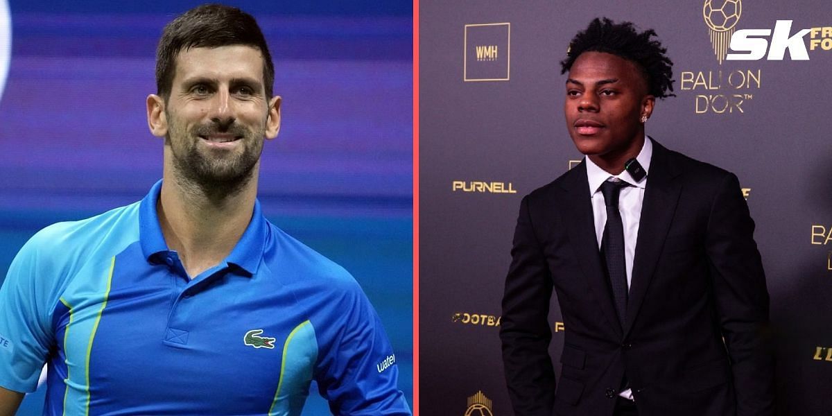 YouTuber IShowSpeed reacts to being trolled by Novak Djokovic at Ballon d