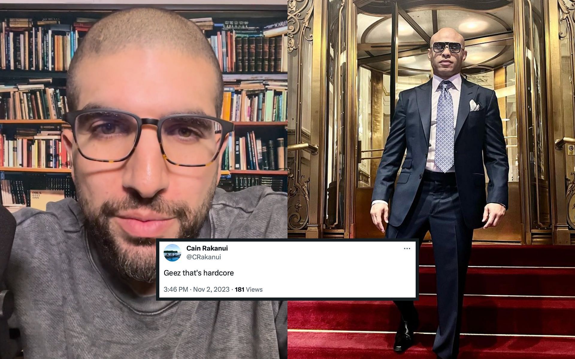 Ariel Helwani (left) and Ali Abdelaziz (right) [Photo Courtesy @arielhelwani and @aliabdelaziz on Instagram]