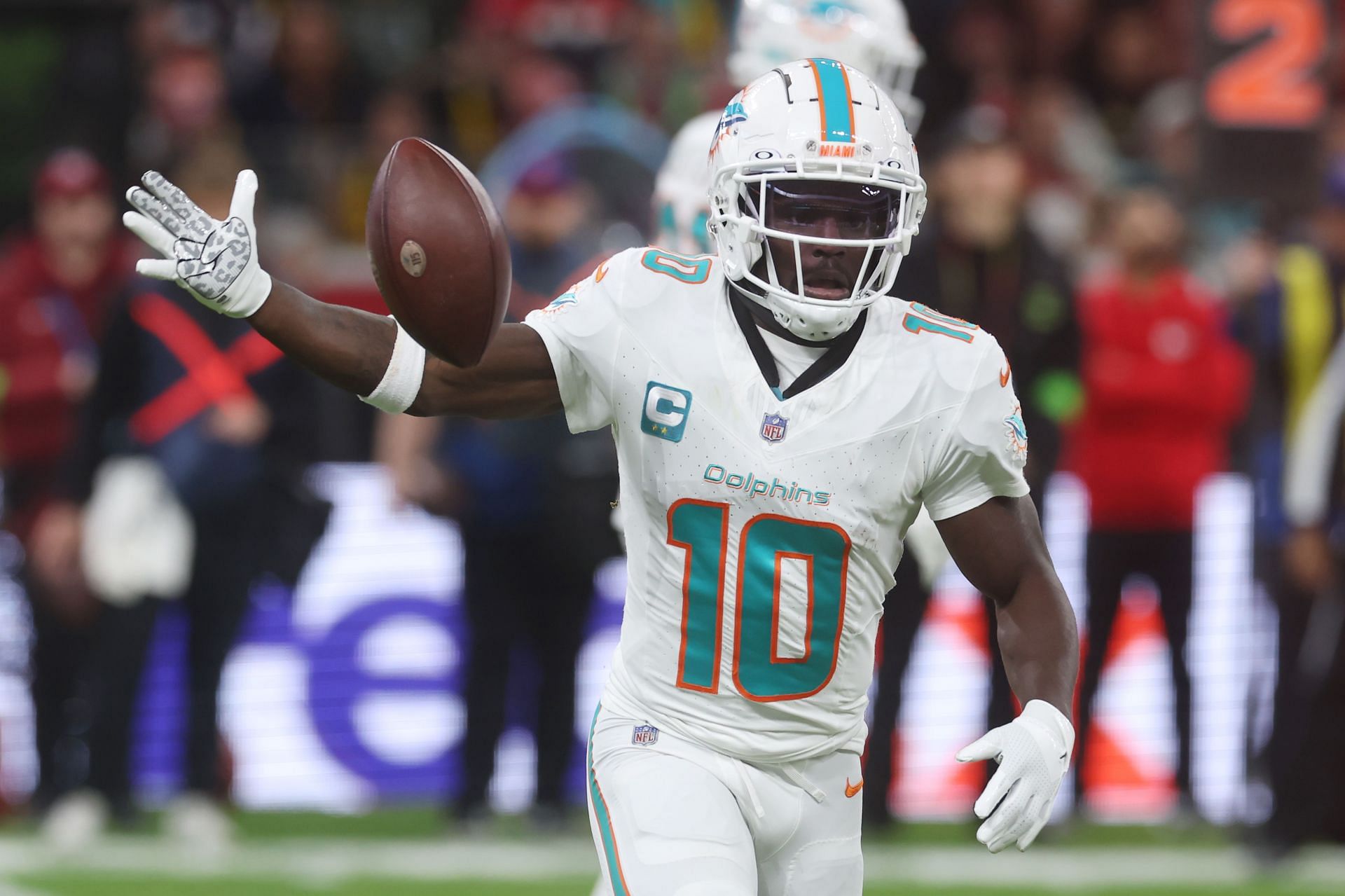 Tyreek Hill during Miami Dolphins vs. Kansas City Chiefs