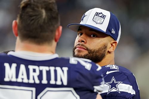 Dak Prescott at Los Angeles Rams v Dallas Cowboys