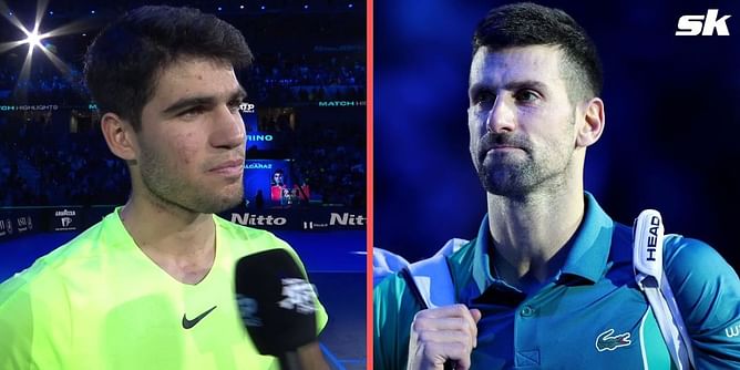 "One of the most difficult challenges" - Carlos Alcaraz on facing 'best in the world' Novak Djokovic in ATP Finals SF