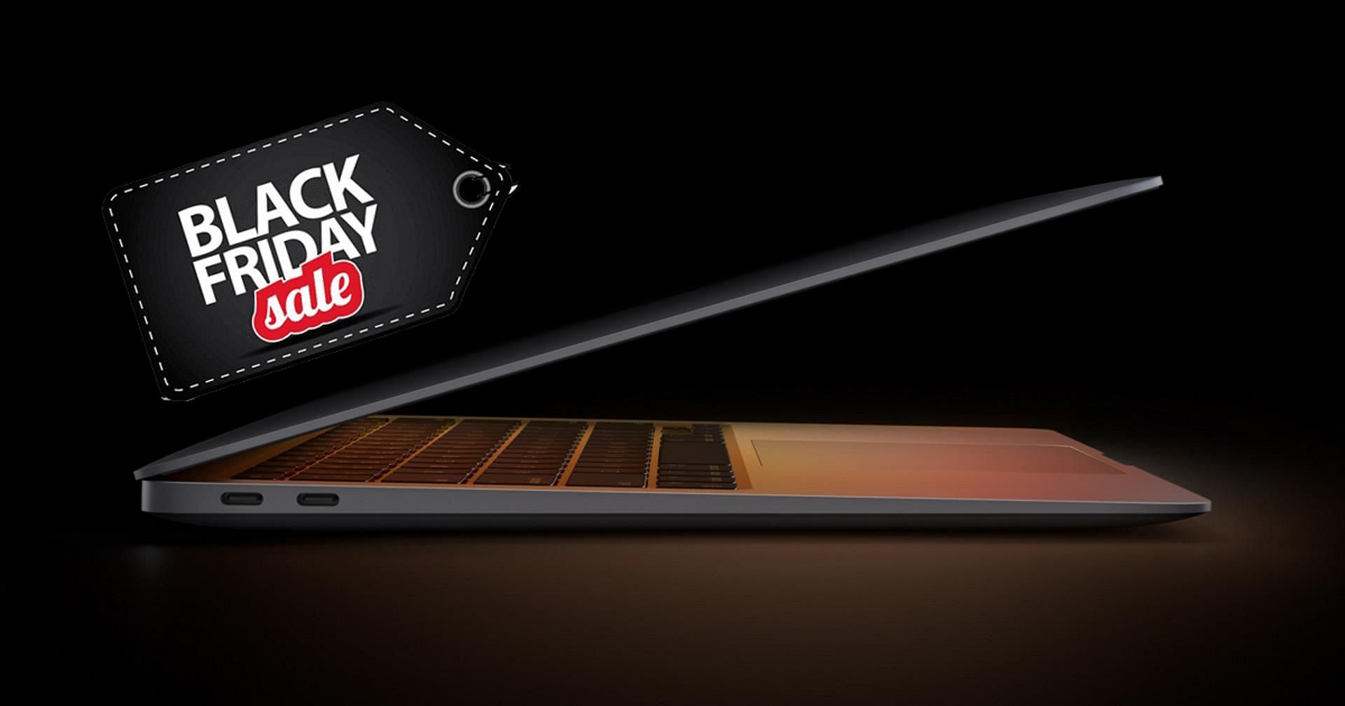 The 13-inch MacBook Air is discounted to under $889 on Black Friday sale (Image via Apple)