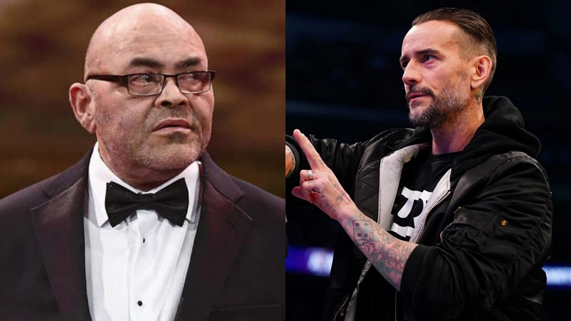 Konnan(left); Former AEW star CM Punk(right)