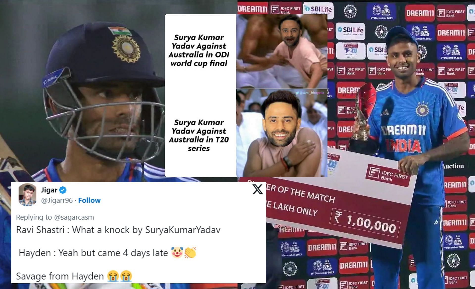 Fans react after Suryakumar Yadav