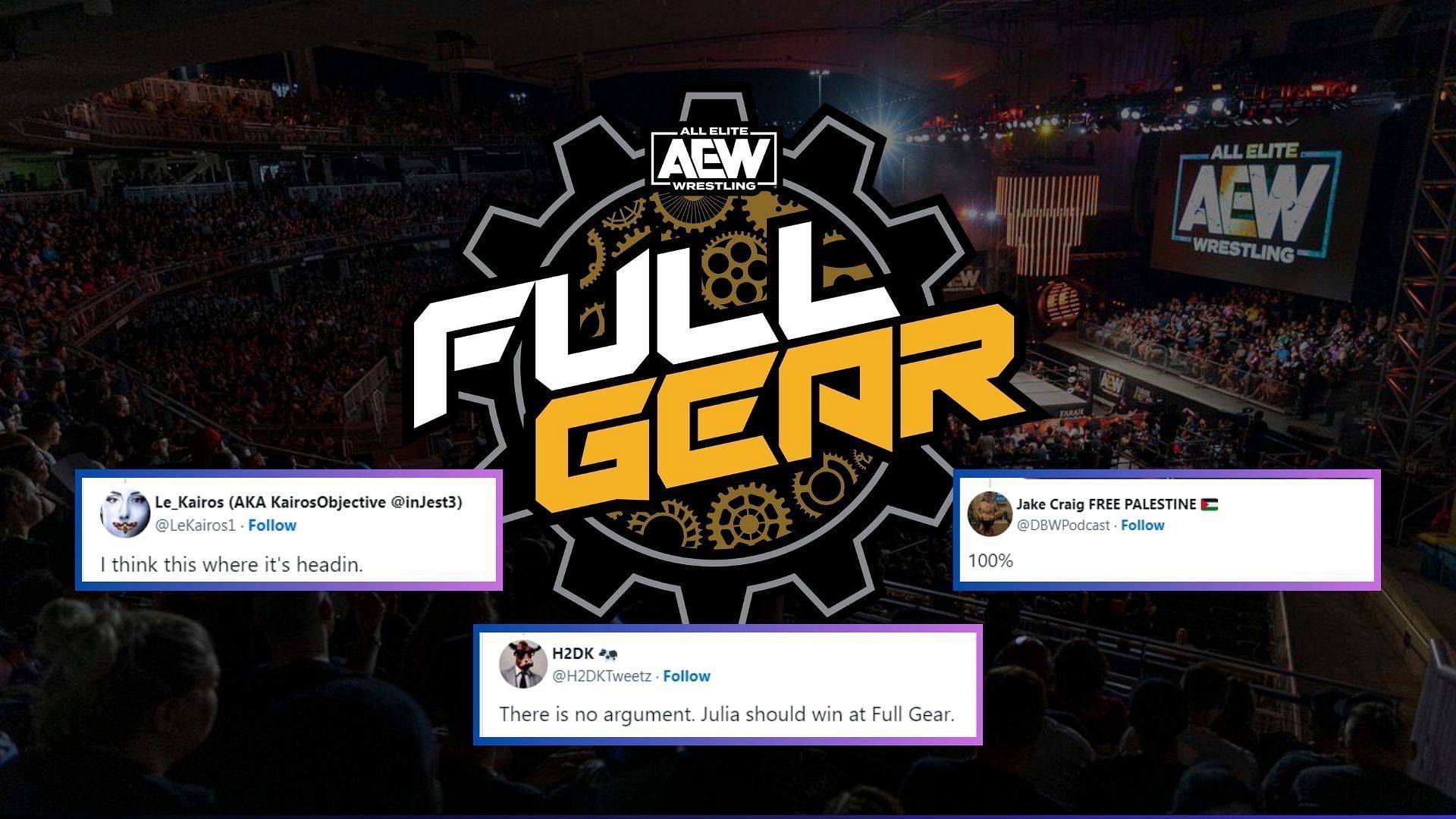 A top young star could win gold at AEW Full Gear 2023.