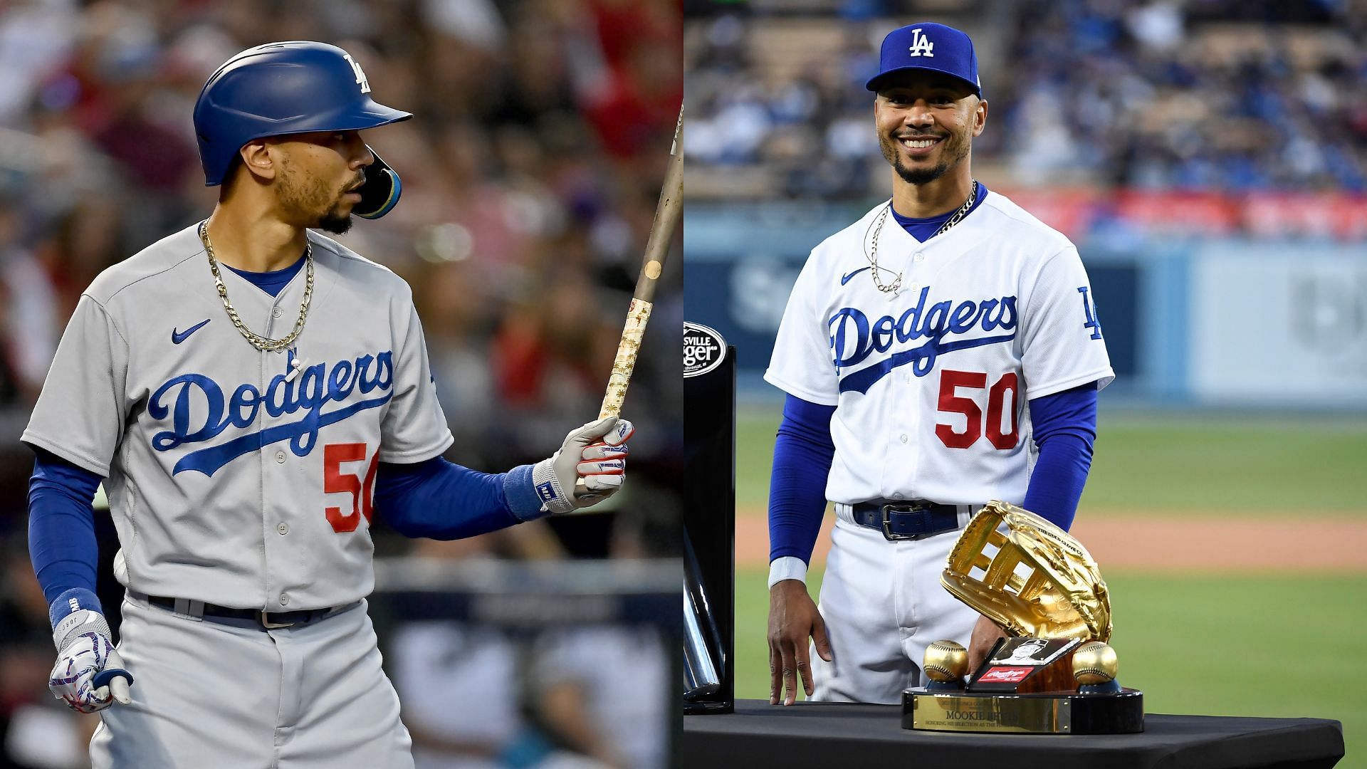 Mookie Betts gets trolled by Dodgers fans after winning 6th Silver Slugger award. 