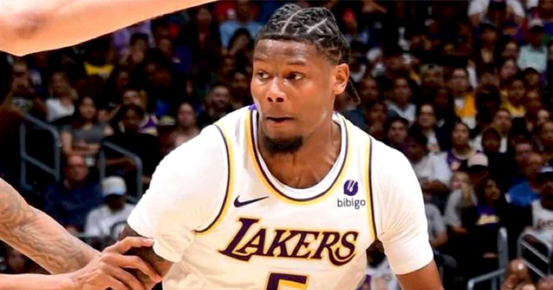 LA Lakers starting wing Cam Reddish