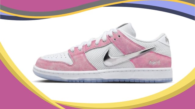 April Skateboards: April Skateboards x Nike SB Dunk Low “Pink” sneakers ...