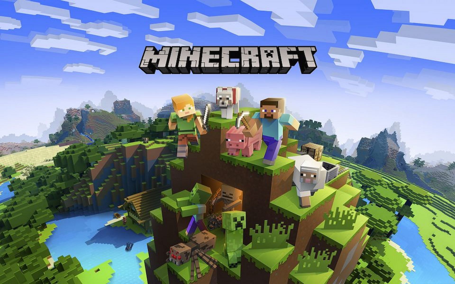 Minecraft title screen