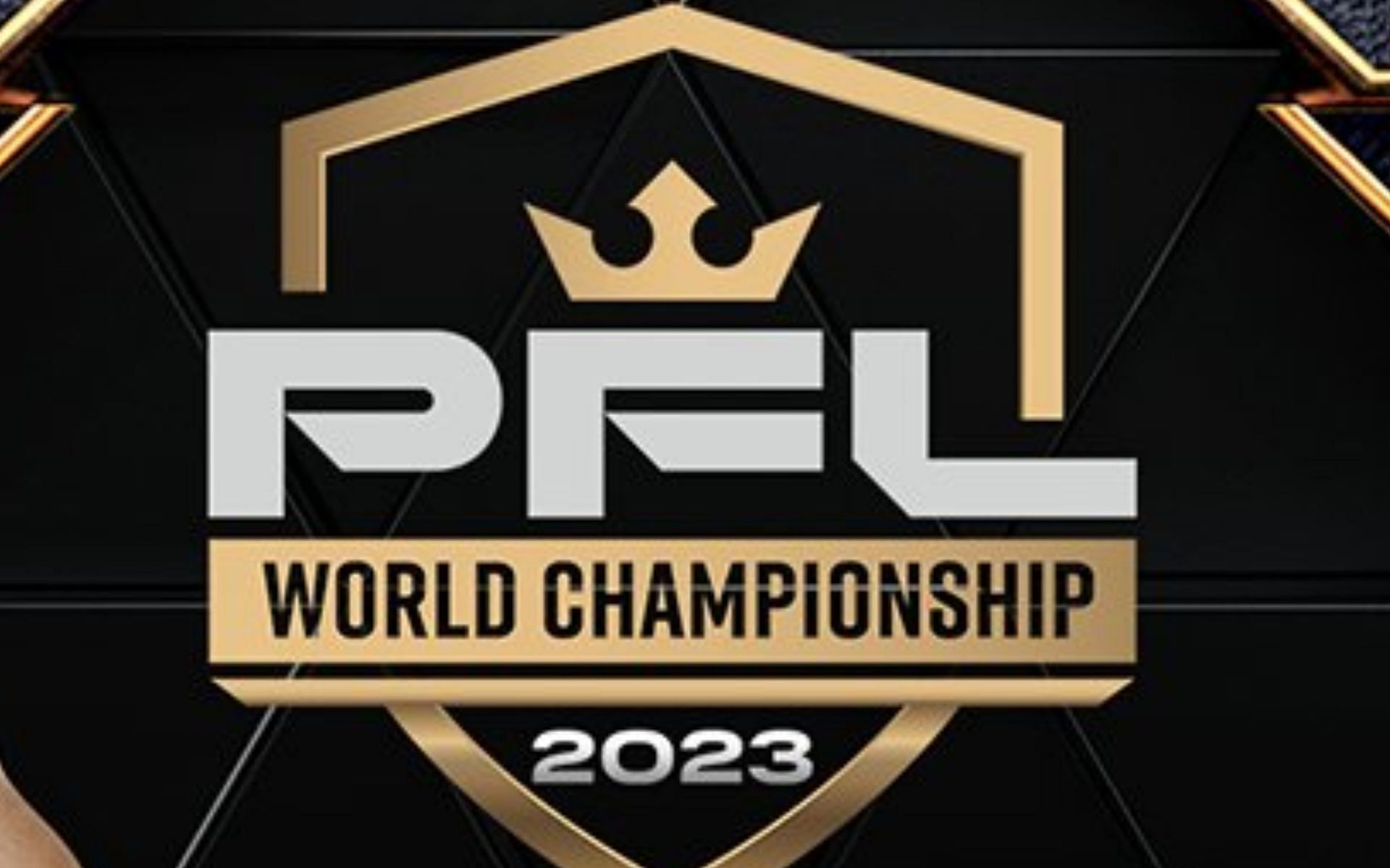 2023 PFL World Championship event logo [Image courtesy: @PFLMMA - X]