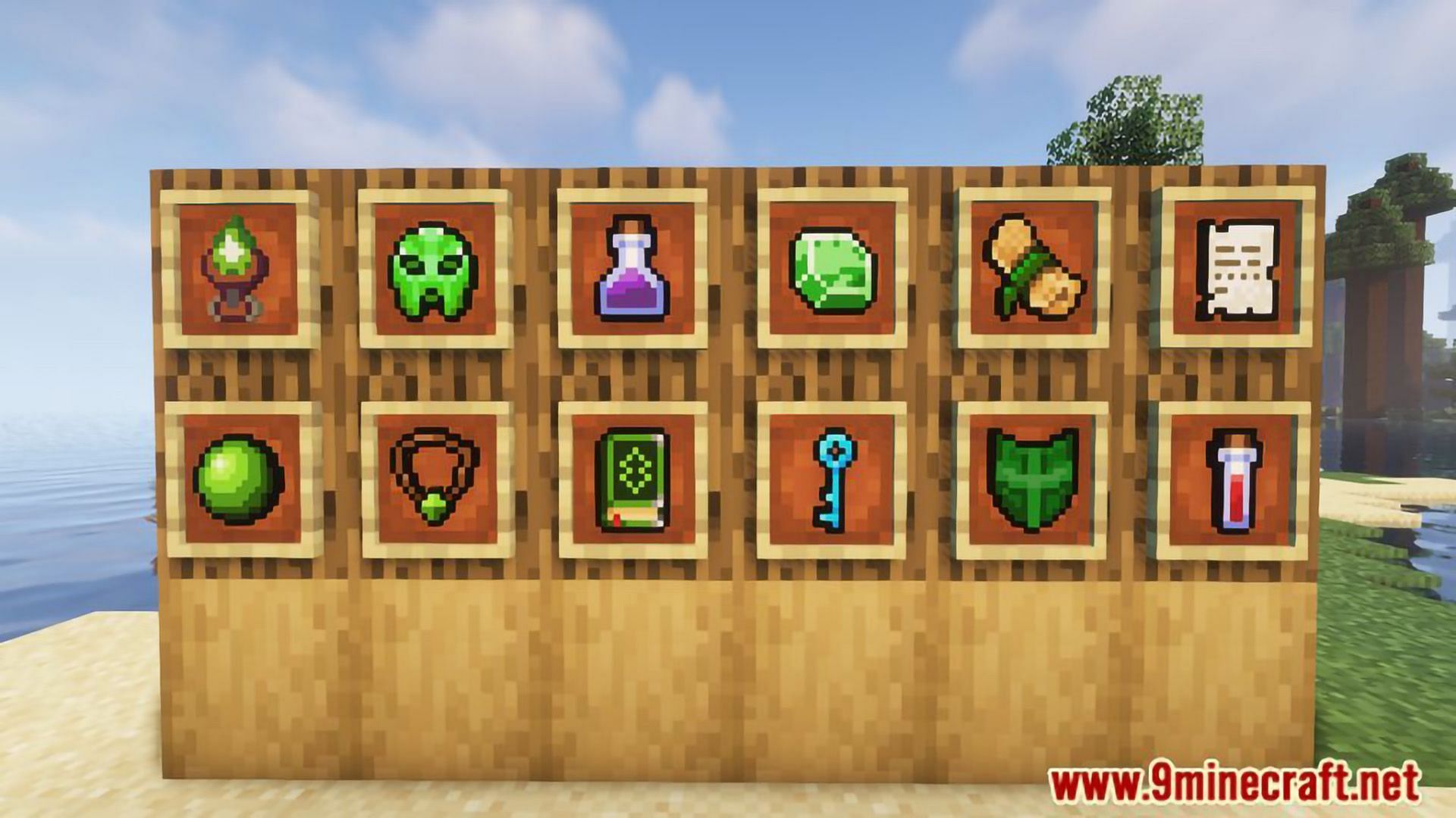 These items have magical abilities (Image via 9minecraft.net)