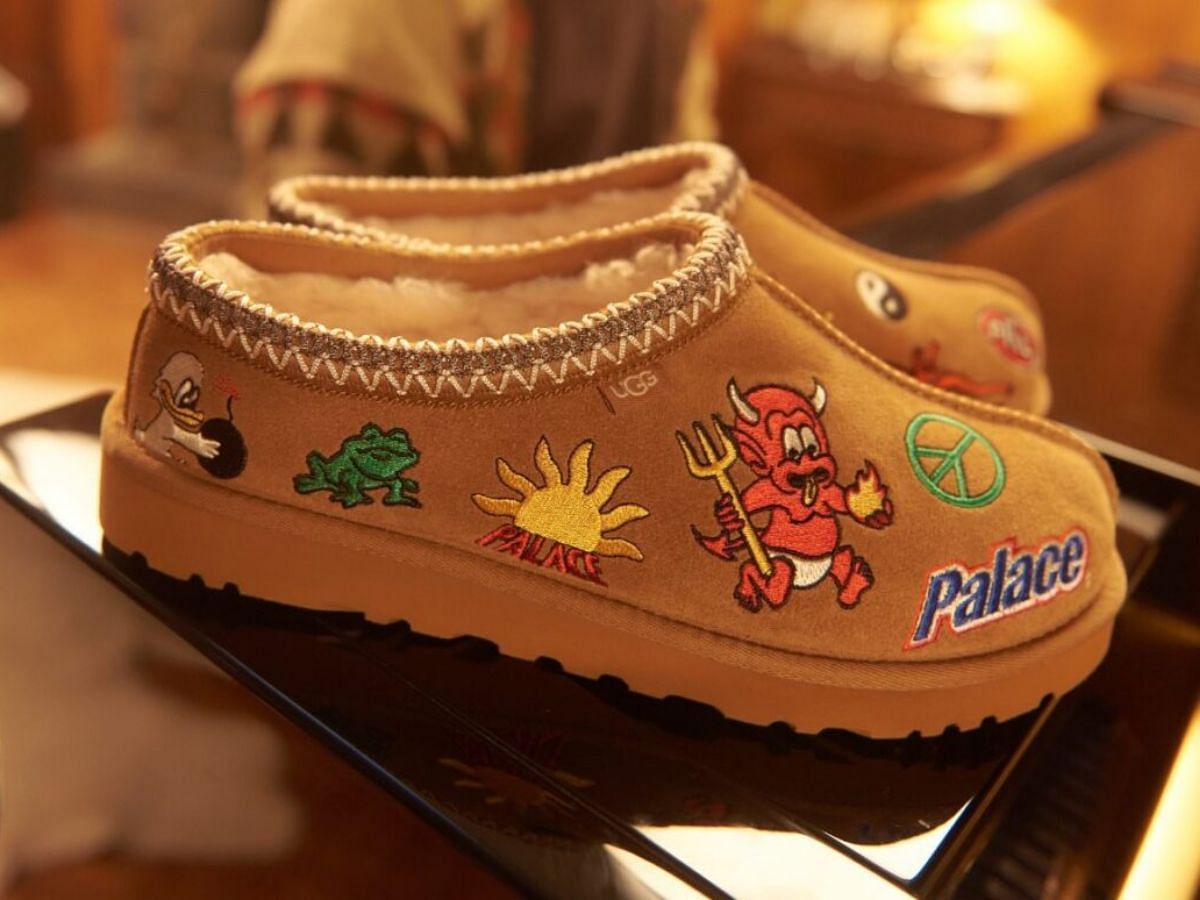 Palace x UGG Tasman Slipper (Image via SBD)