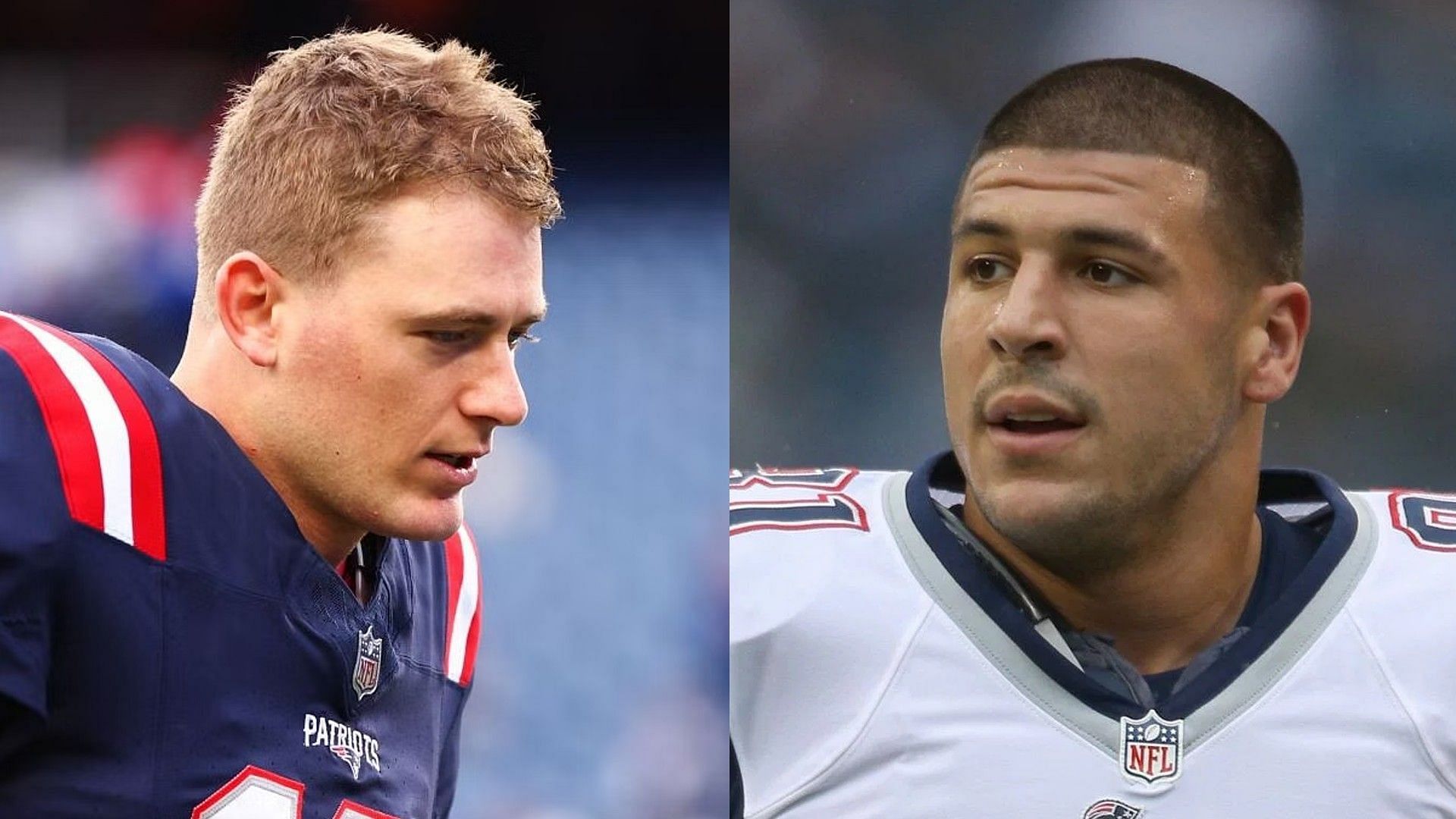 Patriots fans lose it over viral Aaron Hernandez reference on Mac Jones