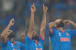 [Watch] Mohammed Shami picks up his 3rd 5-wicket haul during IND vs SL clash & becomes India's leading wicket-taker in World Cup