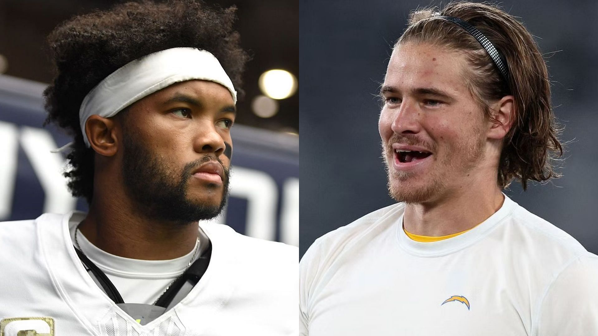 NFL quarterbacks Kyler Murray and Justin Herbert