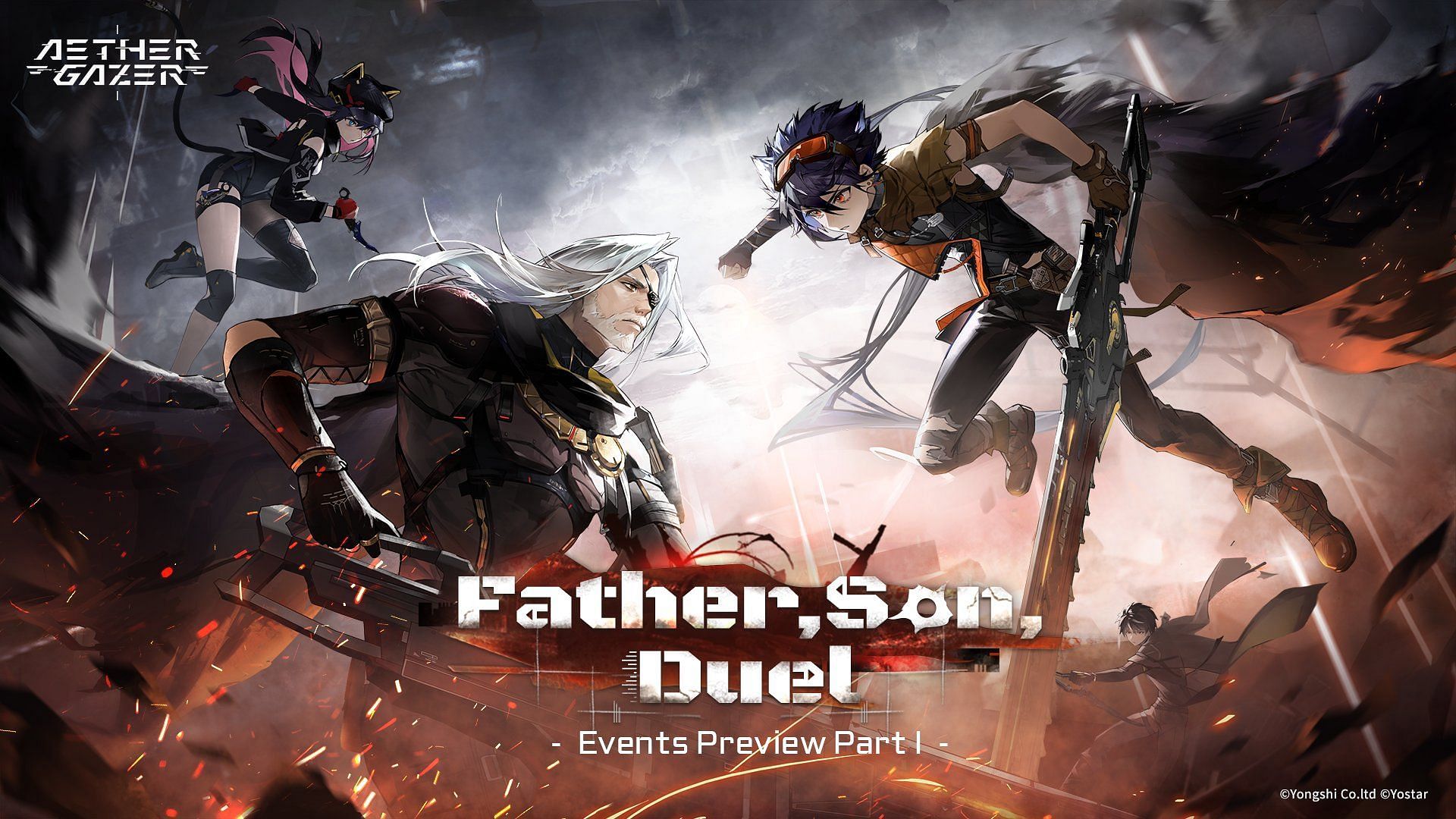 Father, Son, Duel limited time event in Aether Gazer