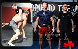 Conor McGregor's coach John Kavanagh gives tongue-in-cheek reaction to the Irishman training with PFL's Brendan Loughnane