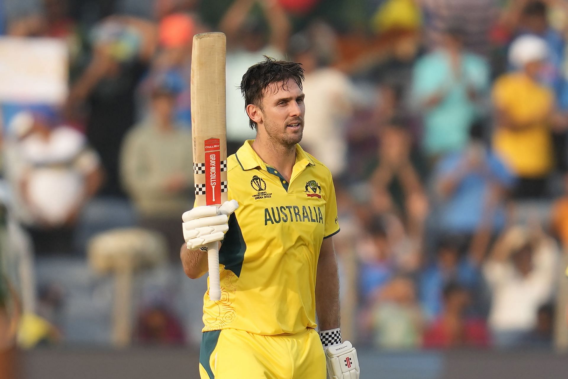 Mitchell Marsh after scoring 177 in the World Cup - Started at negative  fifty after my bowling