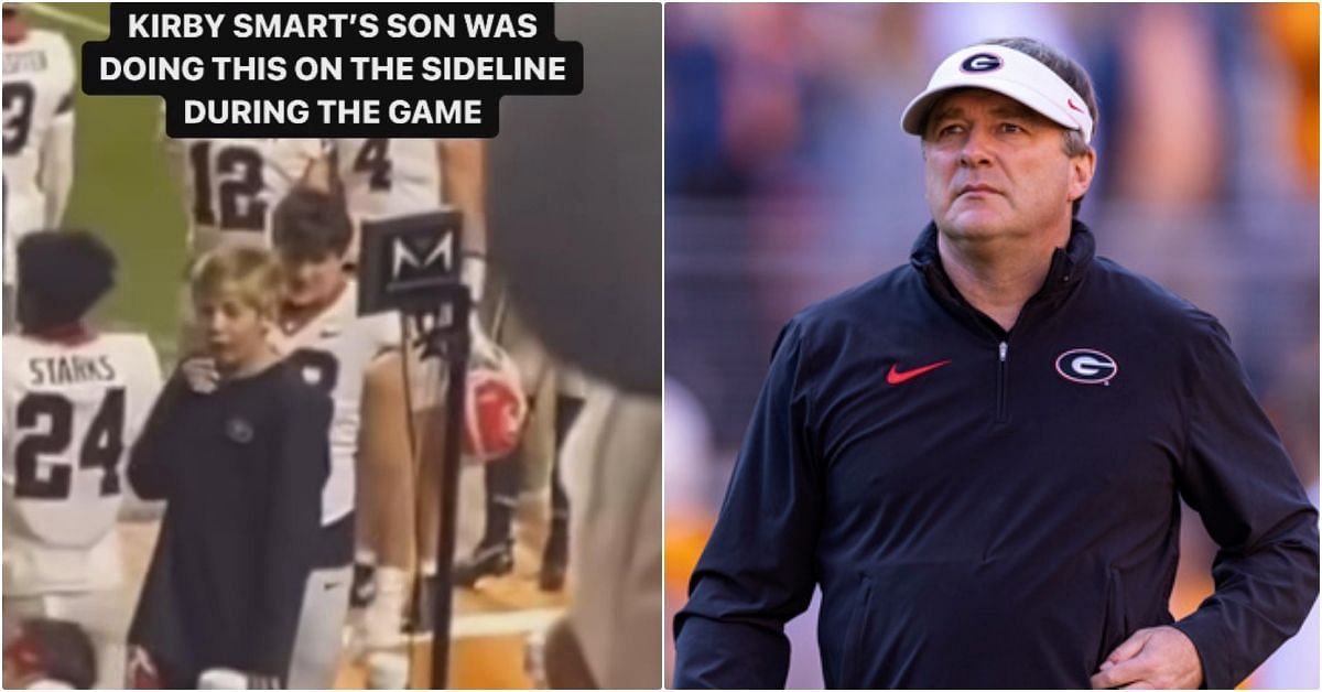 Watch: Georgia HC Kirby Smart’s Son Caught On Camera Doing NSFW Moves ...