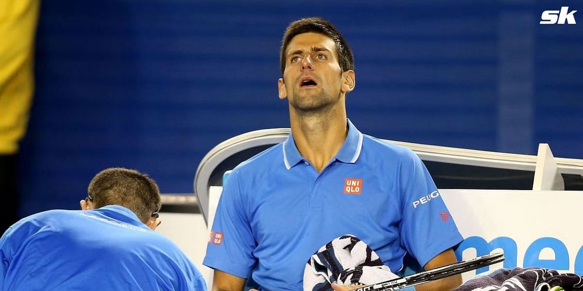 Fans react to Serb taking medical help during Paris Masters 3R clash after going down in 1st set